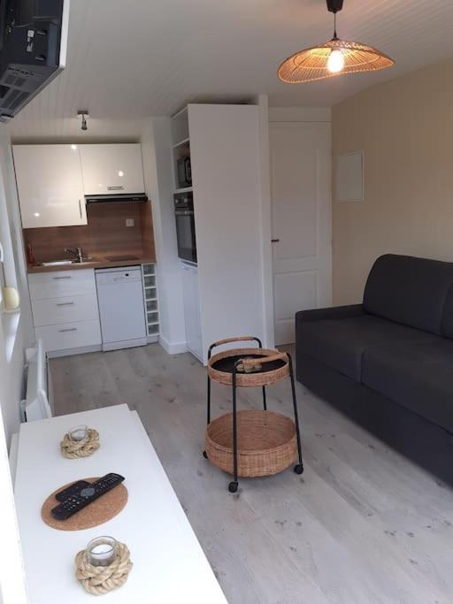 Studio Canape Convertible 2 Pers Avec Jardin Et Parking Clos メルリモン・プラージュ エクステリア 写真